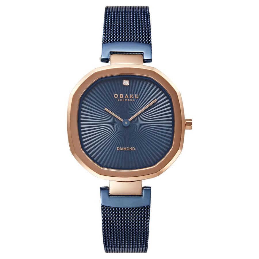 Obaku Brilliant Quartz Blue Dial Ladies Watch V277LXVLML 97$