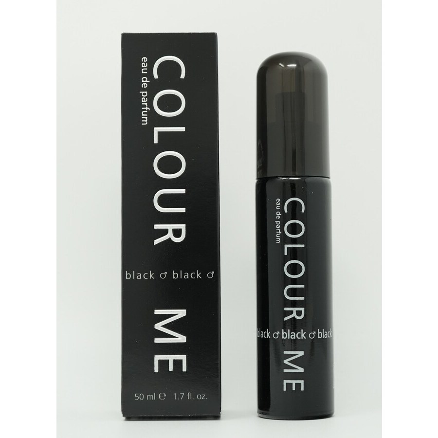 Milton-Lloyd Mens Colour Me Black EDP Spray 1.7 oz Fragrances 0025929127140
