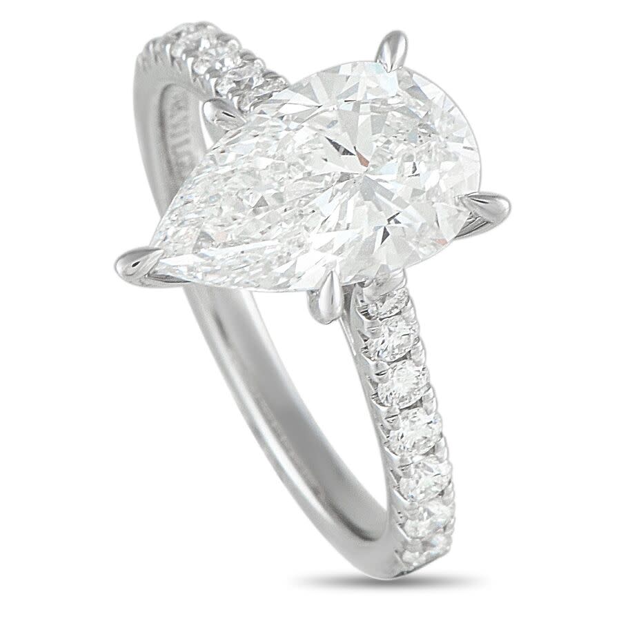 LB Exclusive 14K White Gold 2.85ct Lab Grown Diamond Ring LG08 091025