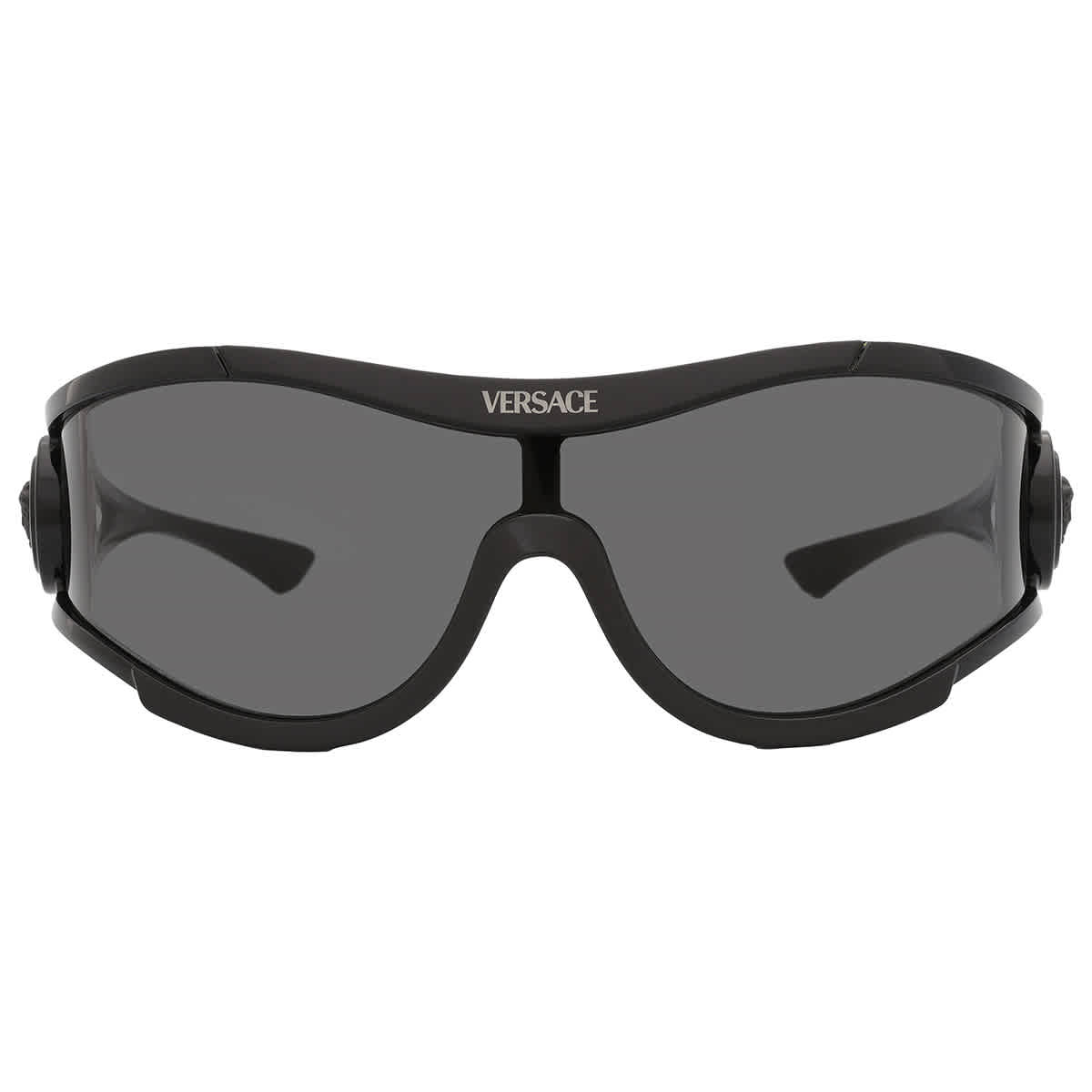 Versace Dark Grey Shield Unisex Sunglasses VE4475 536087 142