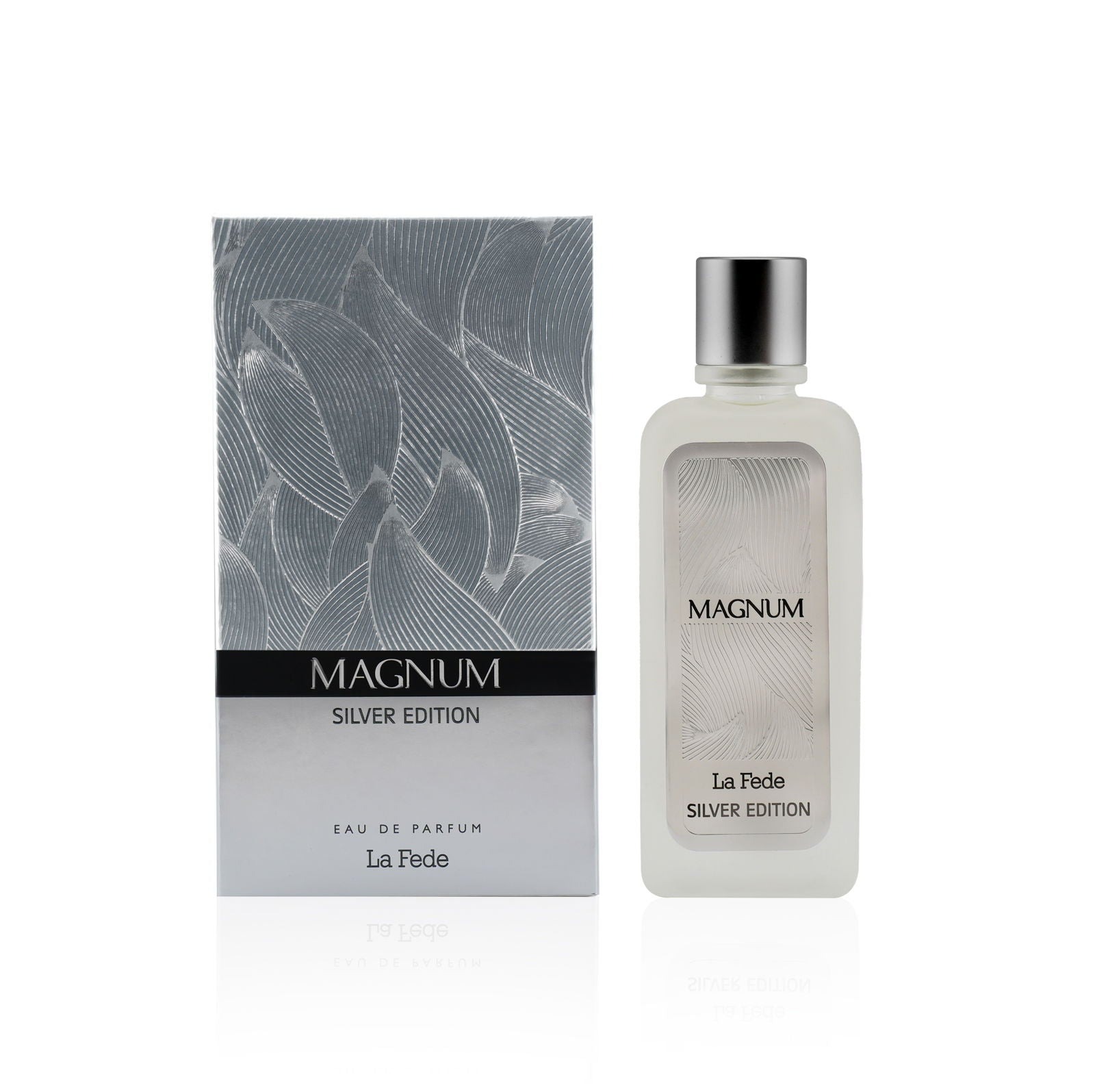 Khadlaj Mens La Fede Magnum Silver Edition EDP Spray 34 oz Fragrances 6291107976952 20$