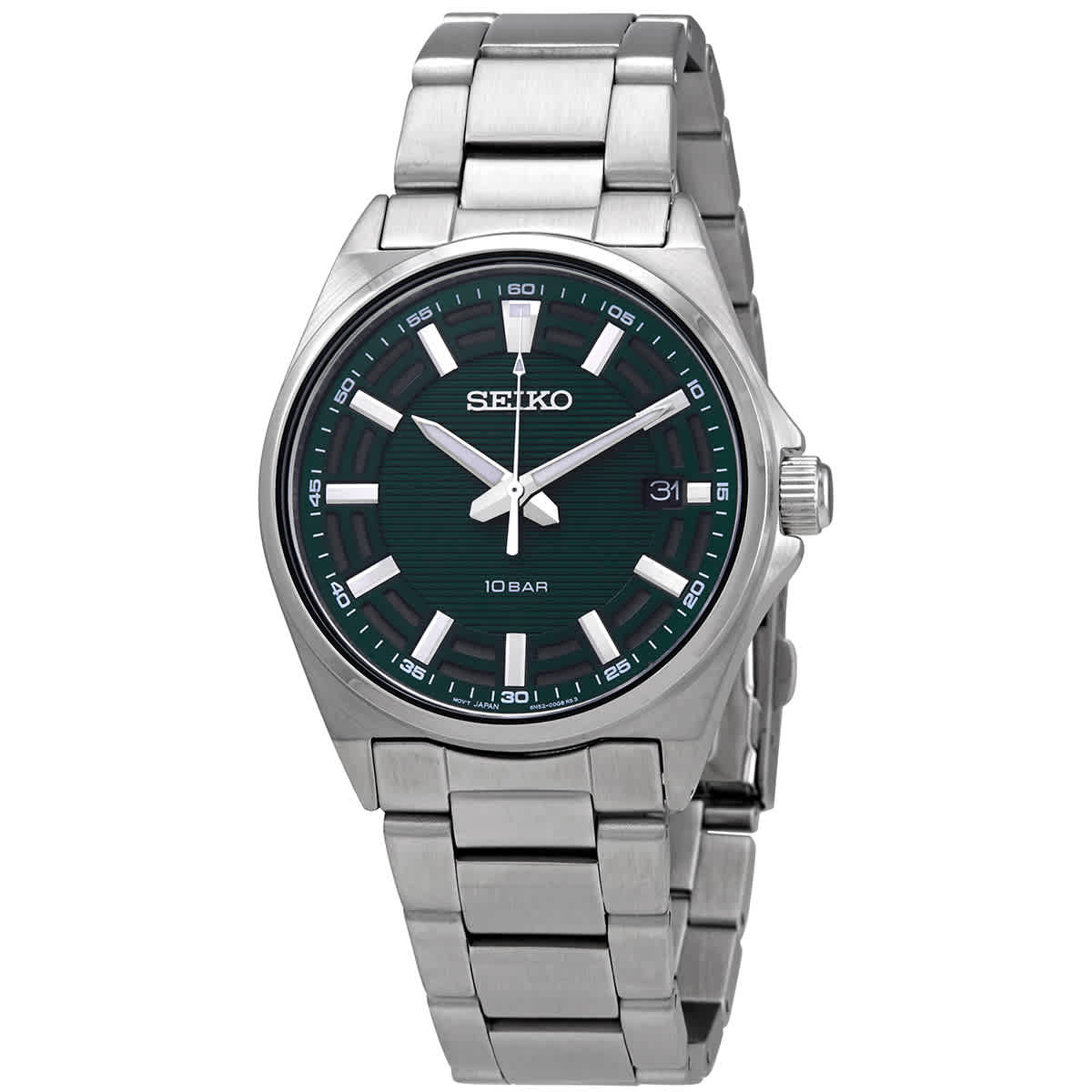 Quartz Watch Seiko Herrenuhr Amazon Seiko Quartz Green Dial - Main Image