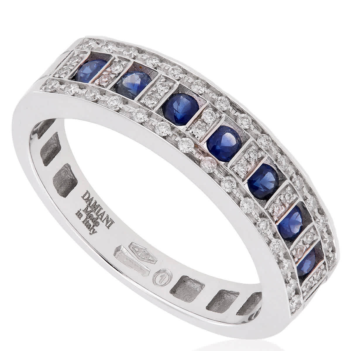 Damiani Belle Epoque White Gold Ring Size 10 2298$