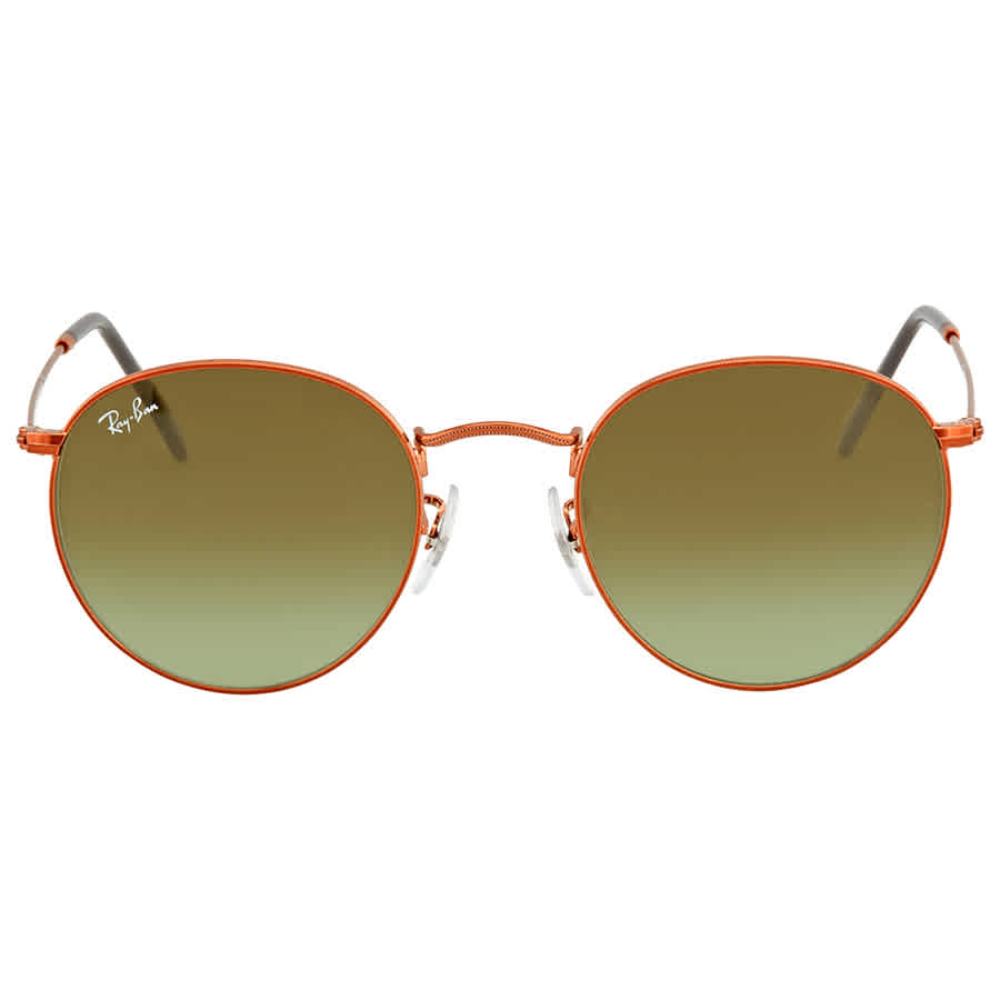 ray ban round metal bronze copper