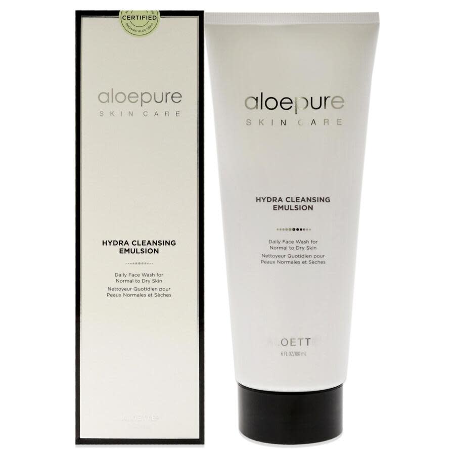 Aloette Aloepure Hydra Cleansing Emulsion 6 oz Noraml to Dry Skin Care 847137005726