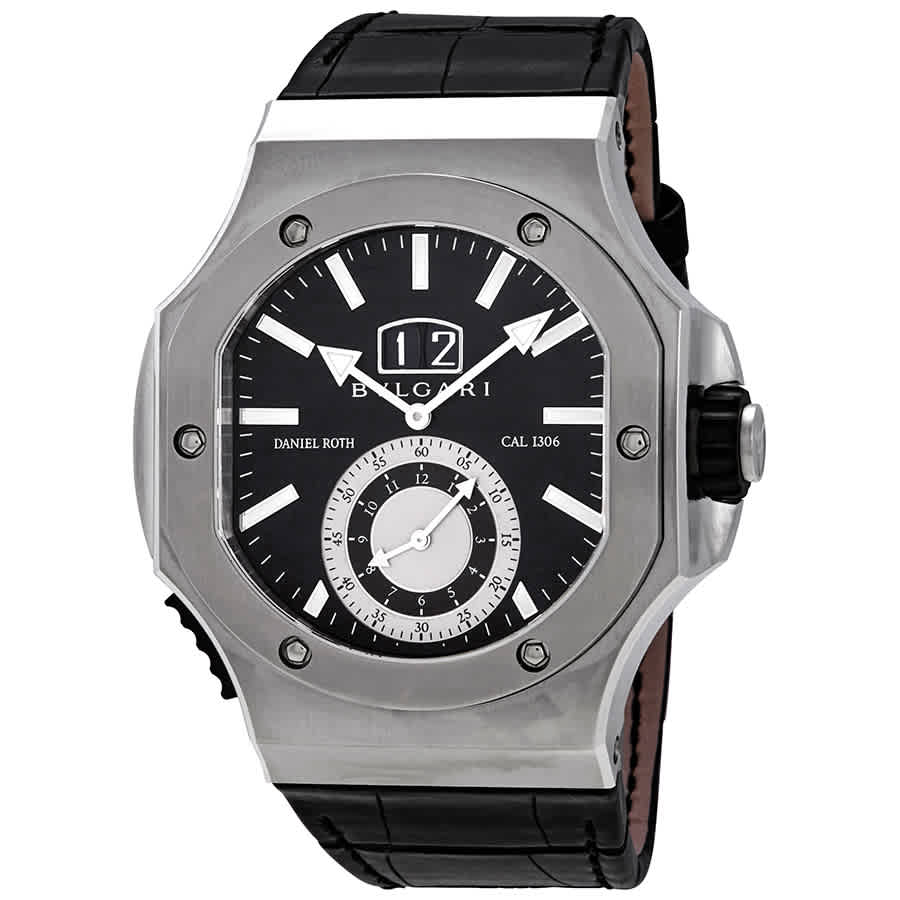 Bvlgari Endurer Chronograph Automatic Black Dial Mens Watch 101844