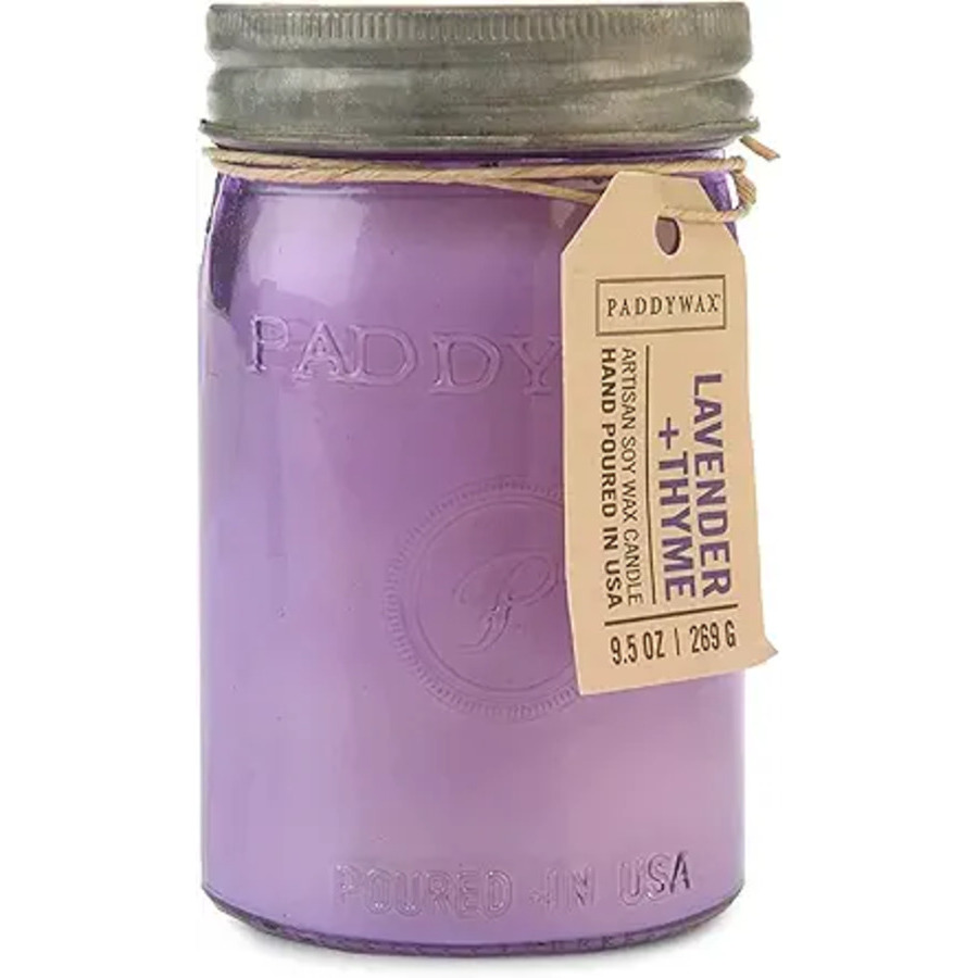 Paddywax Unisex Lavender & Thyme 3 oz Scented Candle 647658386614