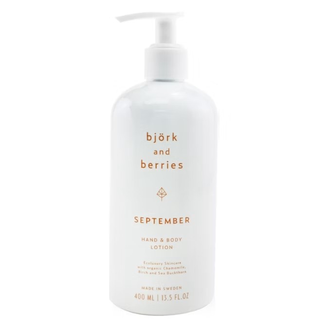Bjork and Berries Unisex September Body Lotion 13.5 oz Fragrances 7350032200507