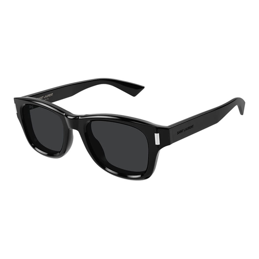 Saint Laurent Unisex Black Square Sunglasses SL801 001