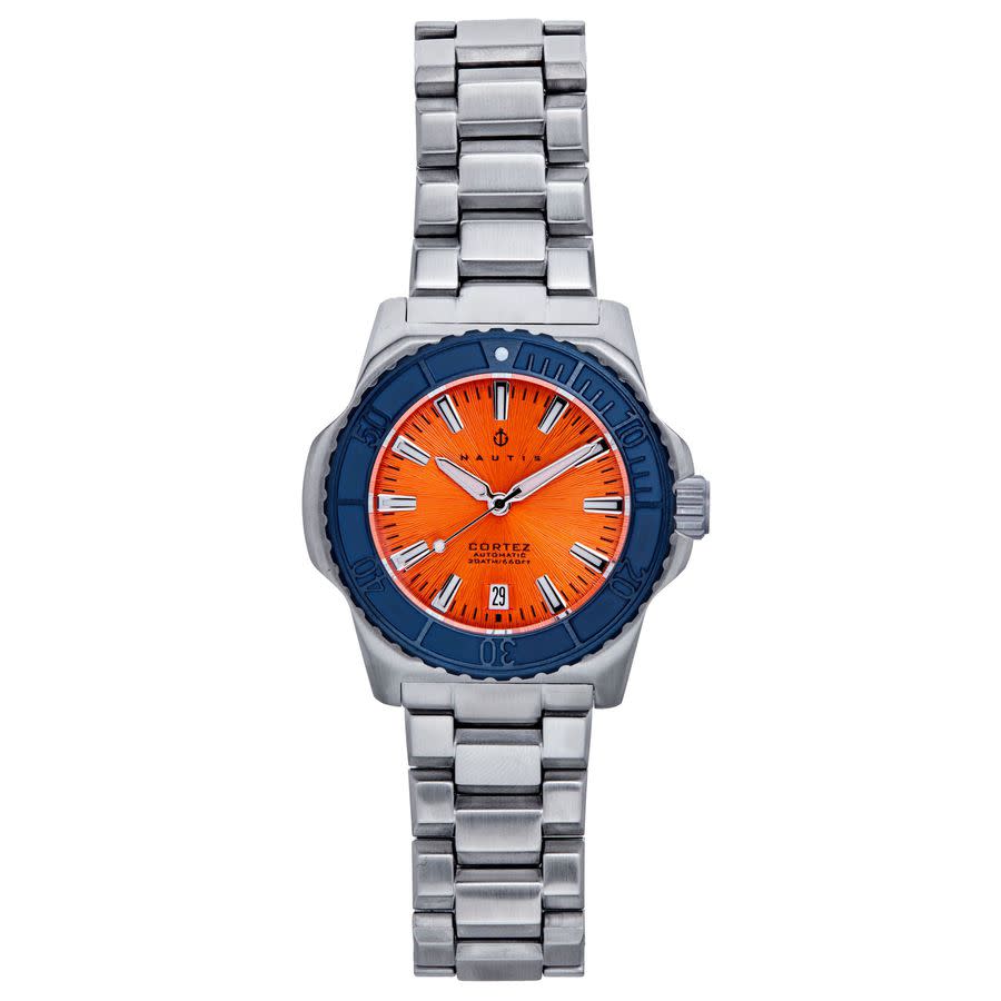 Nautis Cortez Orange Dial Mens Watch NAUN102-5 404$