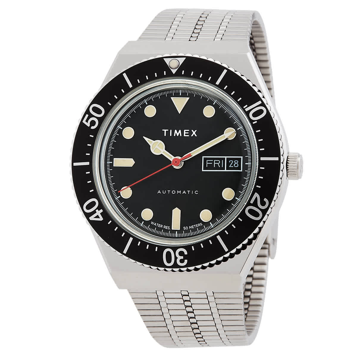Timex M79 Automatic Black Dial Watch TW2U78300V3 | eBay