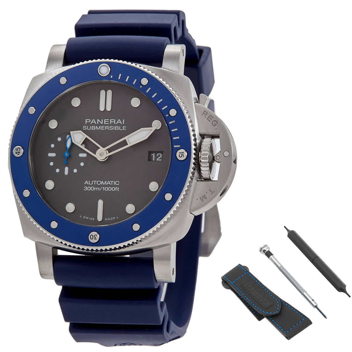 Panerai Luminor Submersible Grey Dial Mens Watch PAM00959