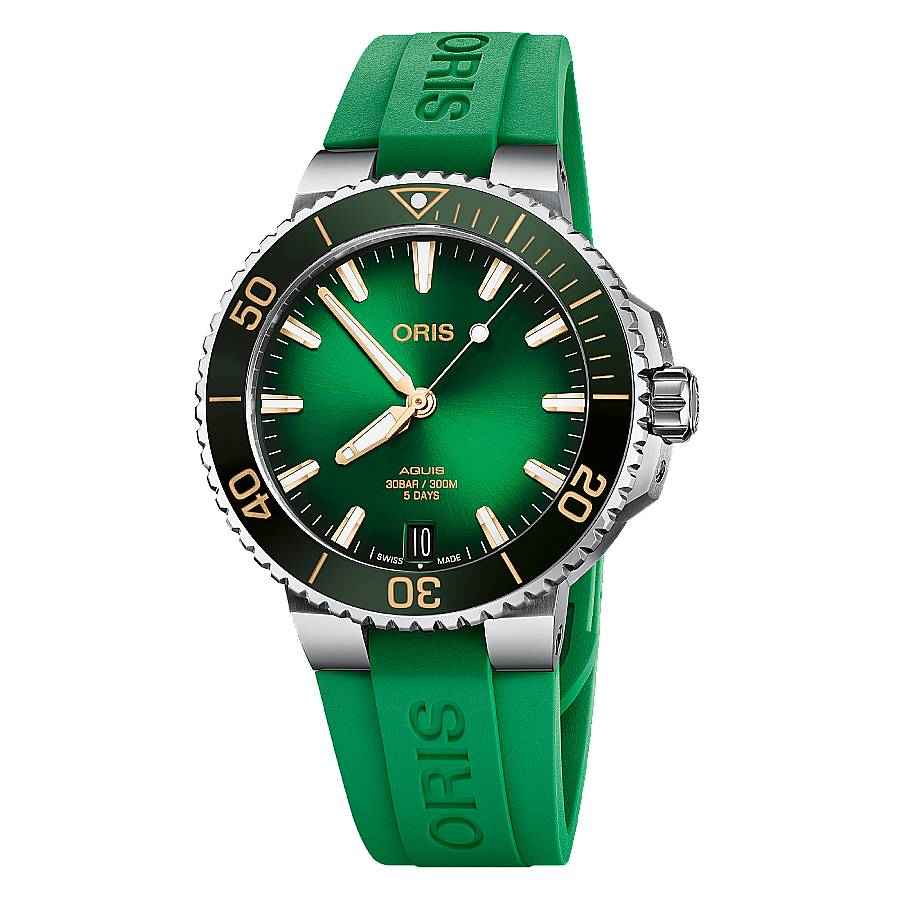 Oris Aquis Date Automatic Green Dial Mens Watch 01 400 7769 4127-07 4 22 77FC 2160$