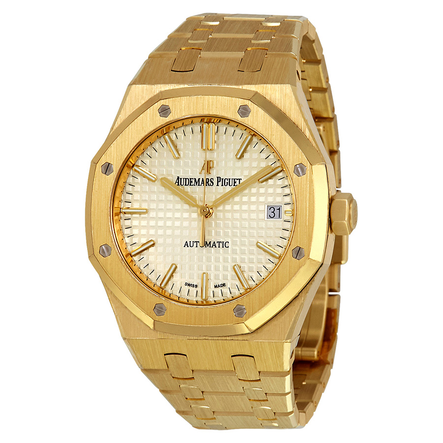 Pre-owned Audemars Piguet Royal Oak Silver Dial Ladies Watch 15450BAOO1256BA01 65909$