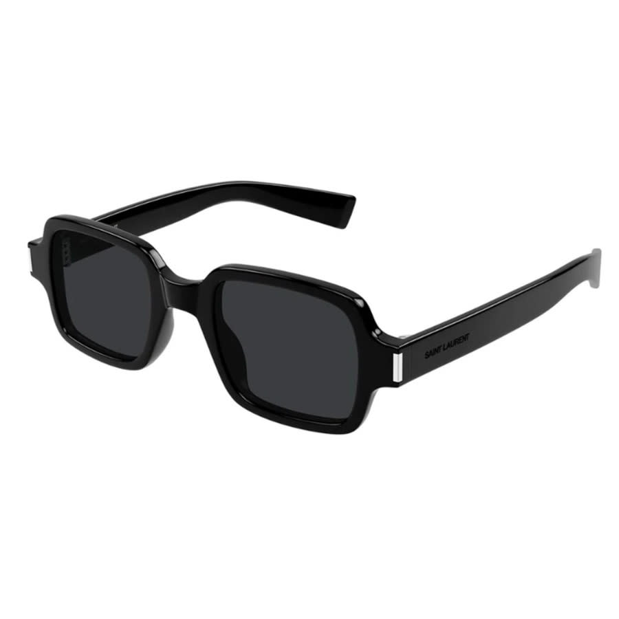 Saint Laurent Mens Black Square Sunglasses SL720 001