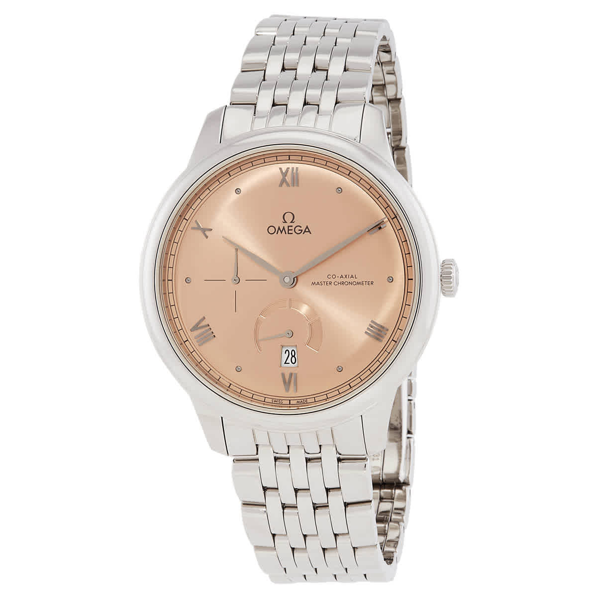 Omega De Ville Automatic Pink Dial Mens Watch 43410412110001 4800$