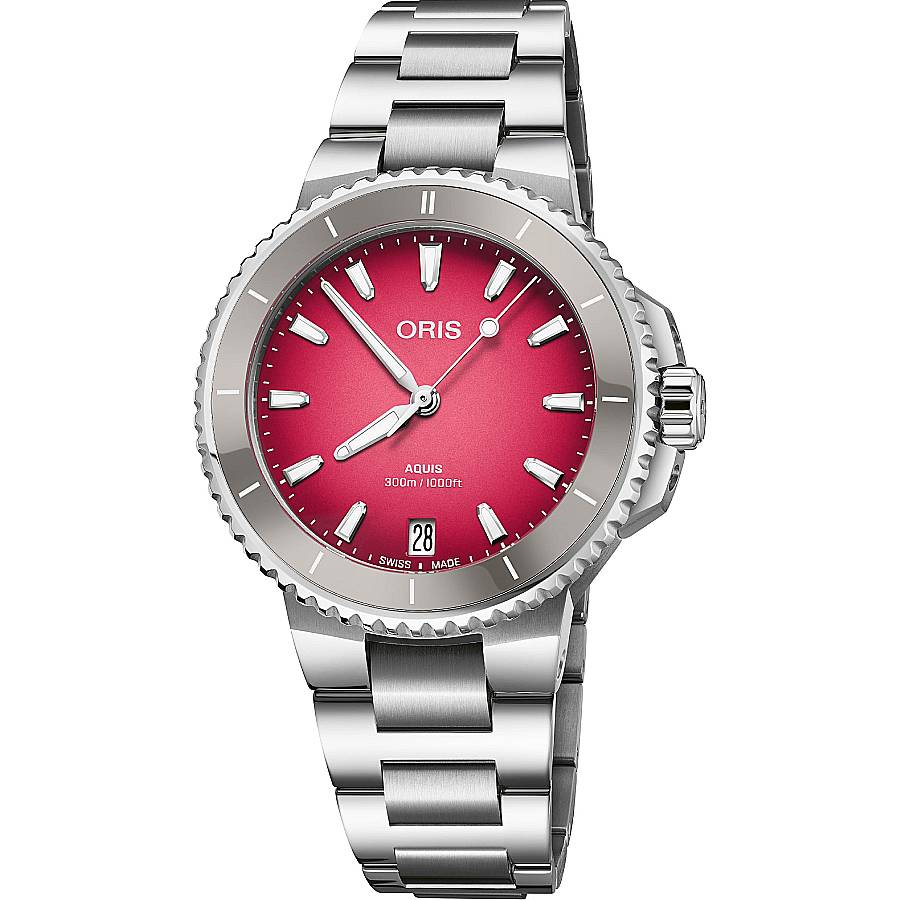 Oris Aquis Date Taste Of Summer Automatic Ladies Watch 01 733 7792 4158-07 81905P 1991$