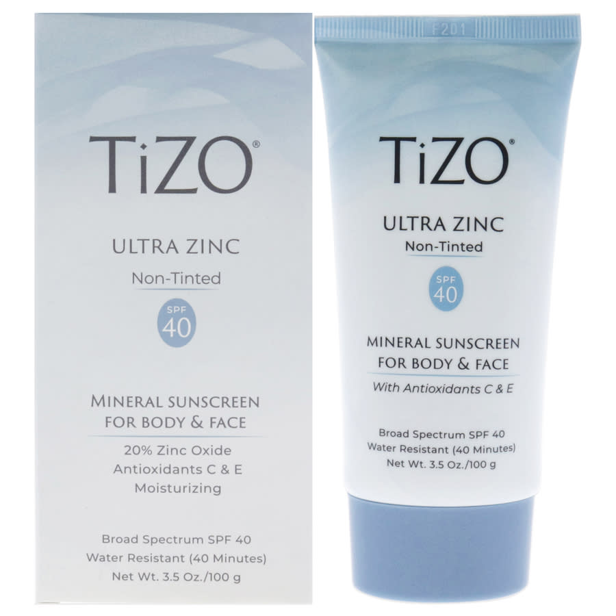 Tizo Ultra Zinc Body and Face Non-tinted SPF 40 3.5 oz Skin Care 358892317011