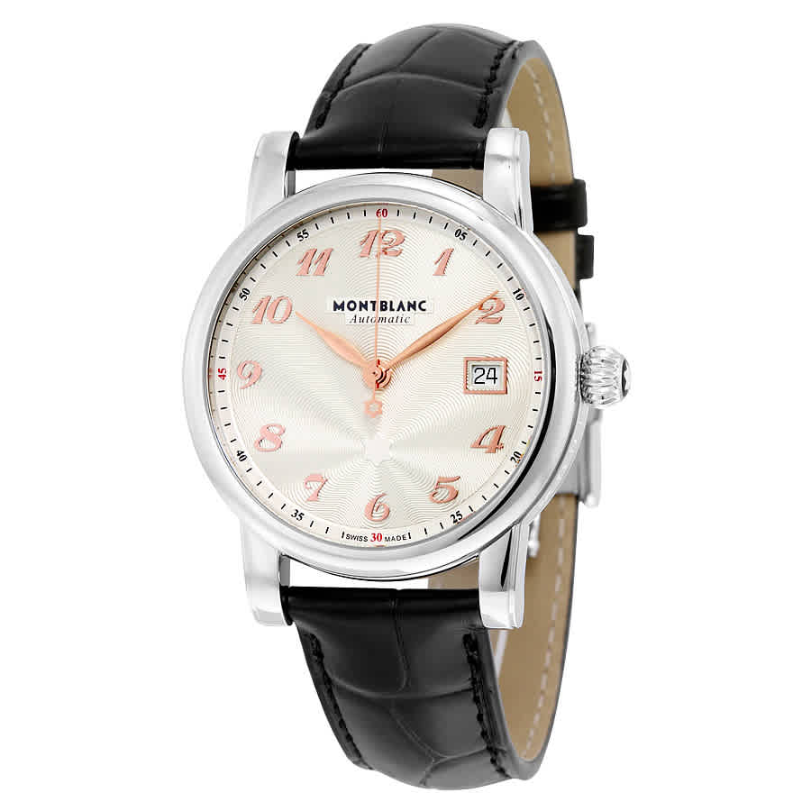 Montblanc Star Automatic Silver Guilloche Dial Unisex Watch 113849 1767$