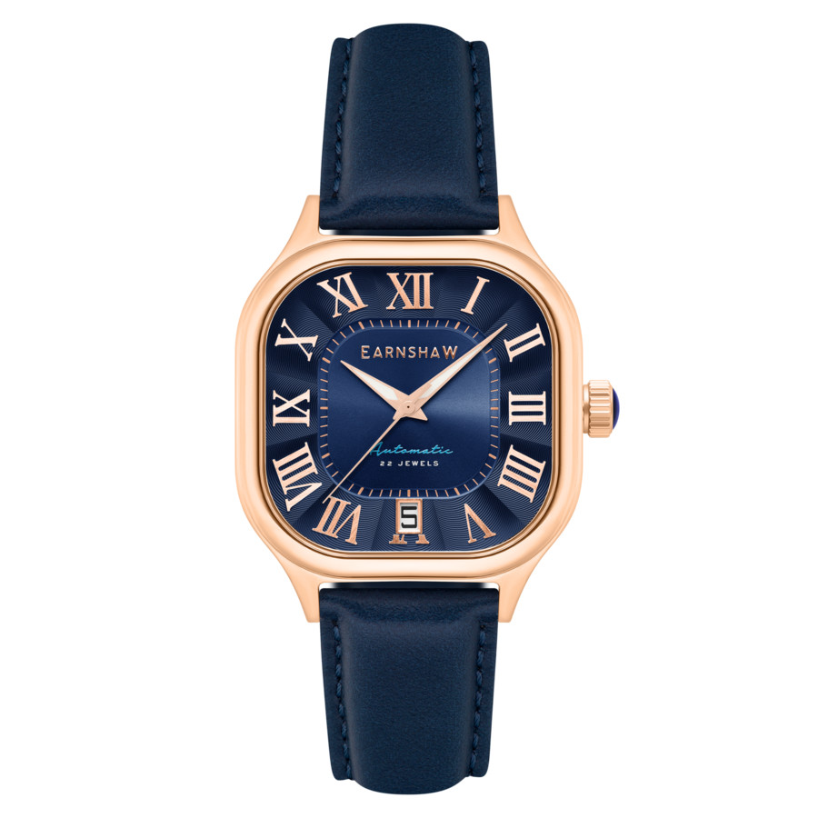 Thomas Earnshaw Coussin Automatic Blue Dial Mens Watch ES-8284-03 149$