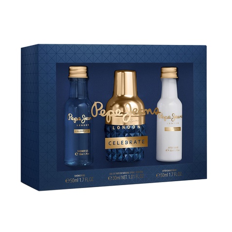Pepe Jeans London Mens Celebrate Him 3pc Gift Set Fragrances 8436581943924 18$