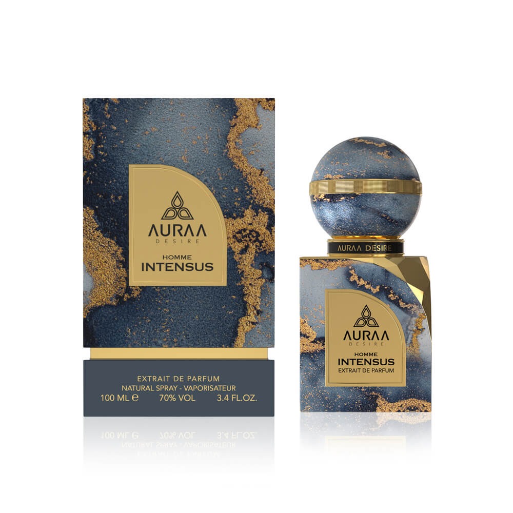 Auraa Desire Mens Homme Intensus Extrait de Parfum Spray 3.4 oz Fragrances 6290360831879