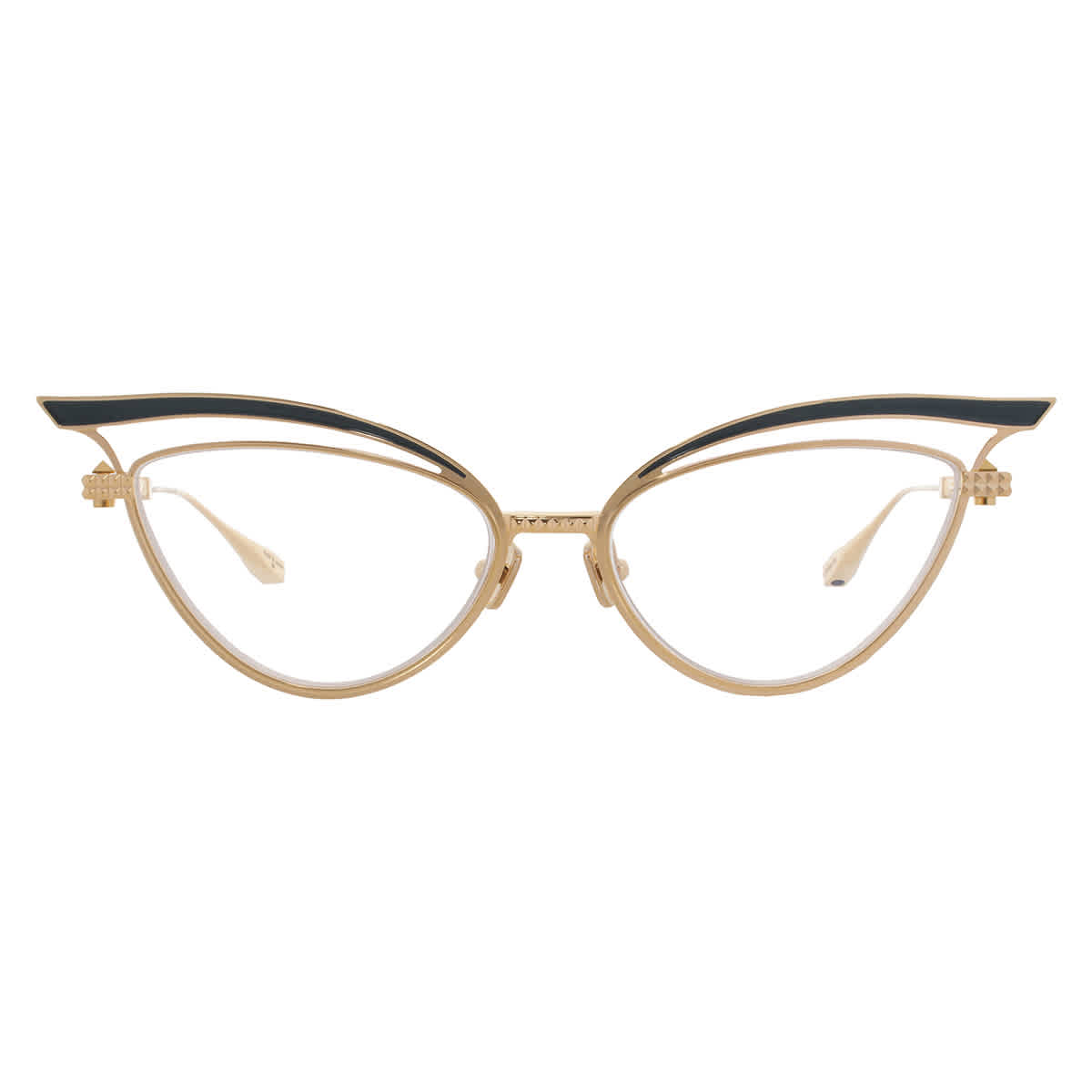 Valentino Glassliner Demo Cat Eye Ladies Eyeglasses VLX-118 E 55 180$