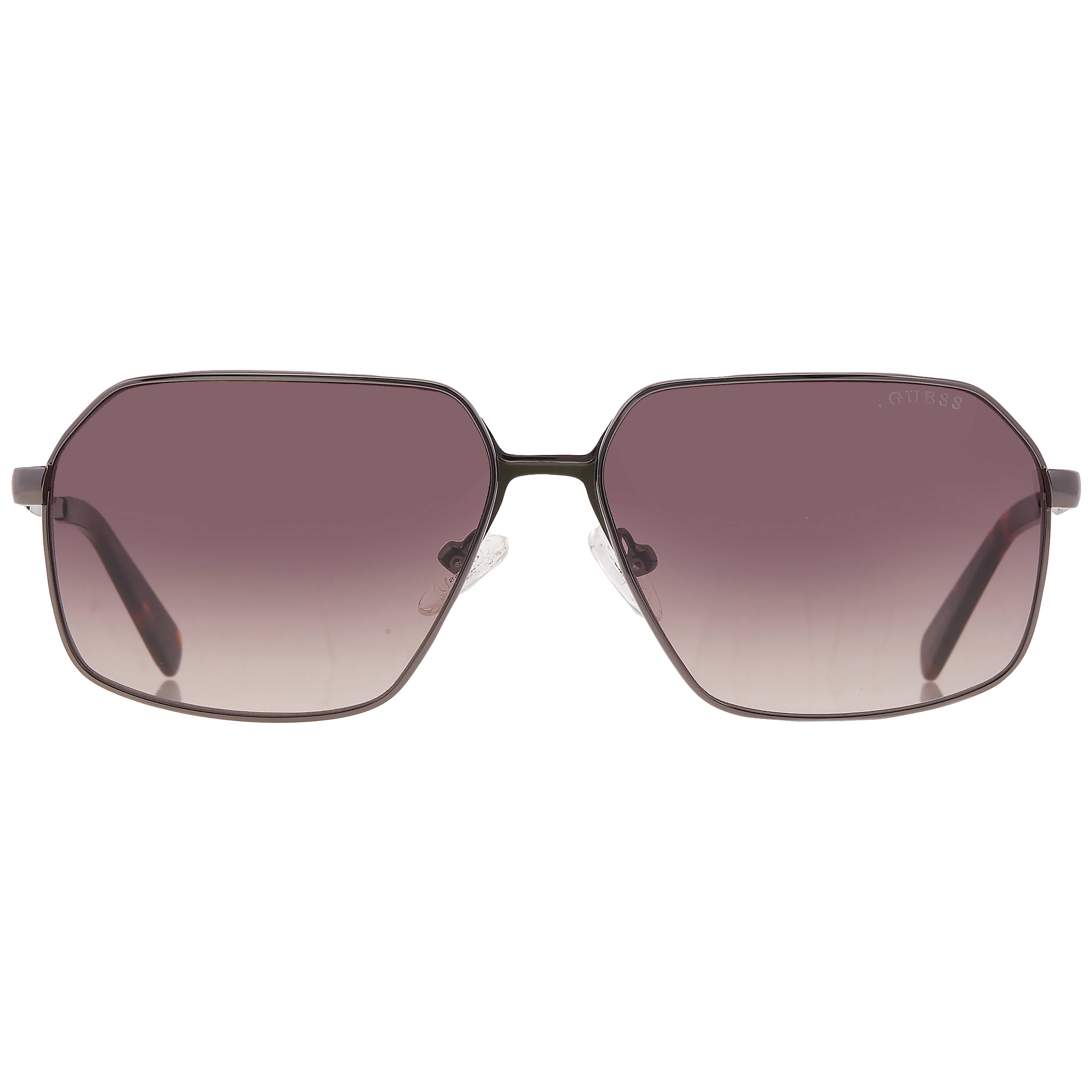 Guess Brown Gradient Geometric Mens Sunglasses GU00071 08F 58