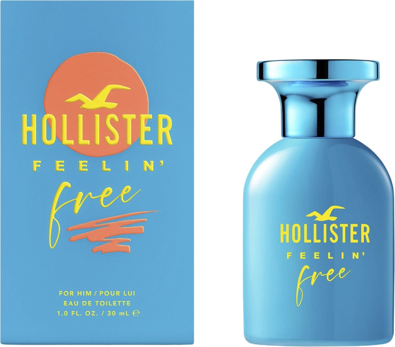 Hollister Mens Feelin Free EDT 34 oz Fragrances 085715270016 20$
