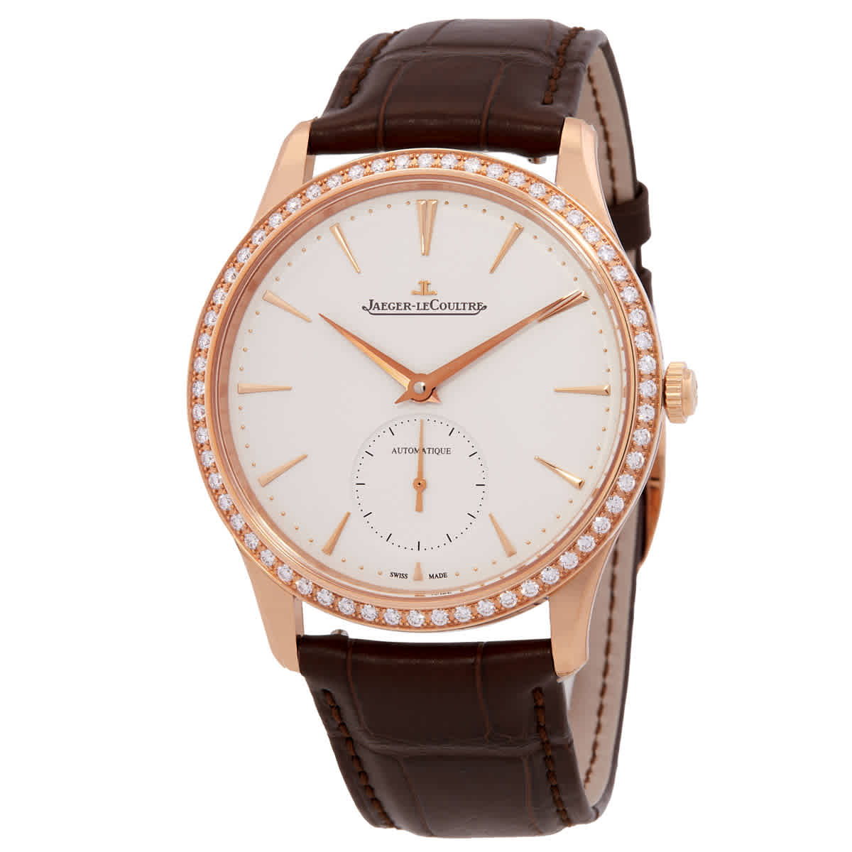 Jaeger LeCoultre Master Ultra Thin Automatic Diamond Unisex Watch Q1212501 17950$