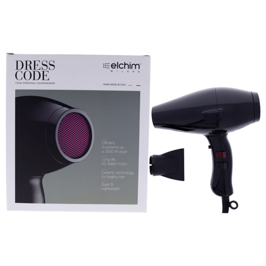 Dress Code - Black by Elchim for Unisex - 1 Pc Hair Dryer
