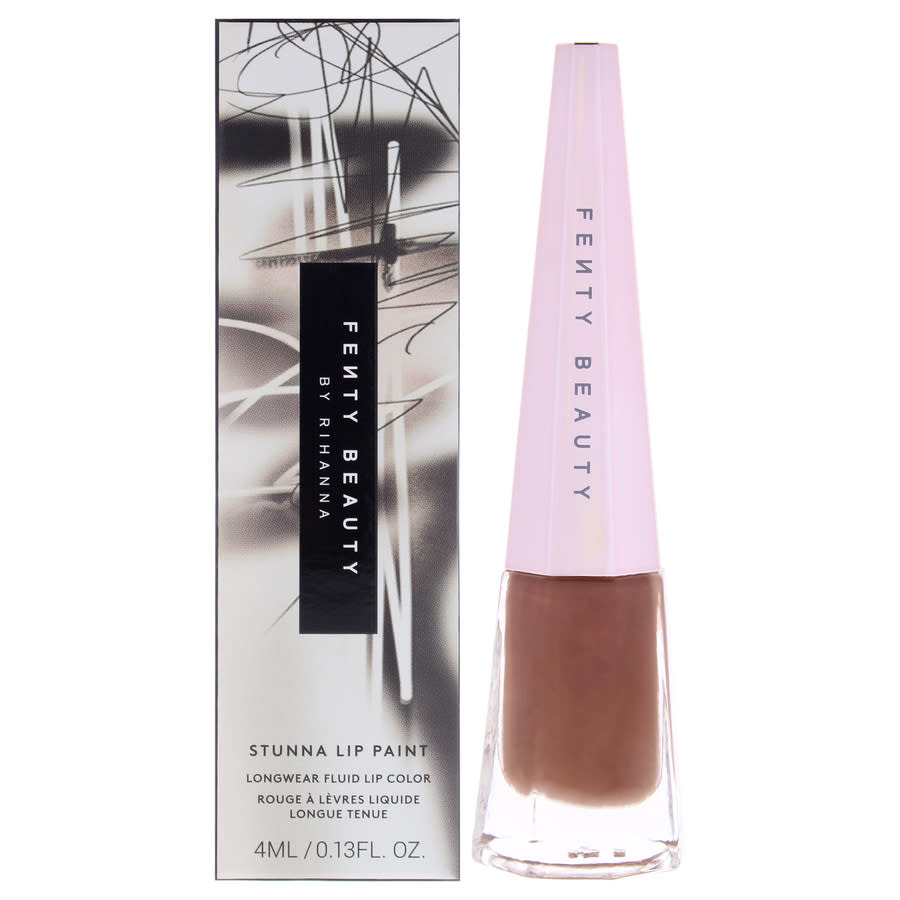 Fenty Ladies Stunna Lip Paint Fluid 0.13 oz 04 Unveil Chocolate Brown Nude Makeup 810763030592