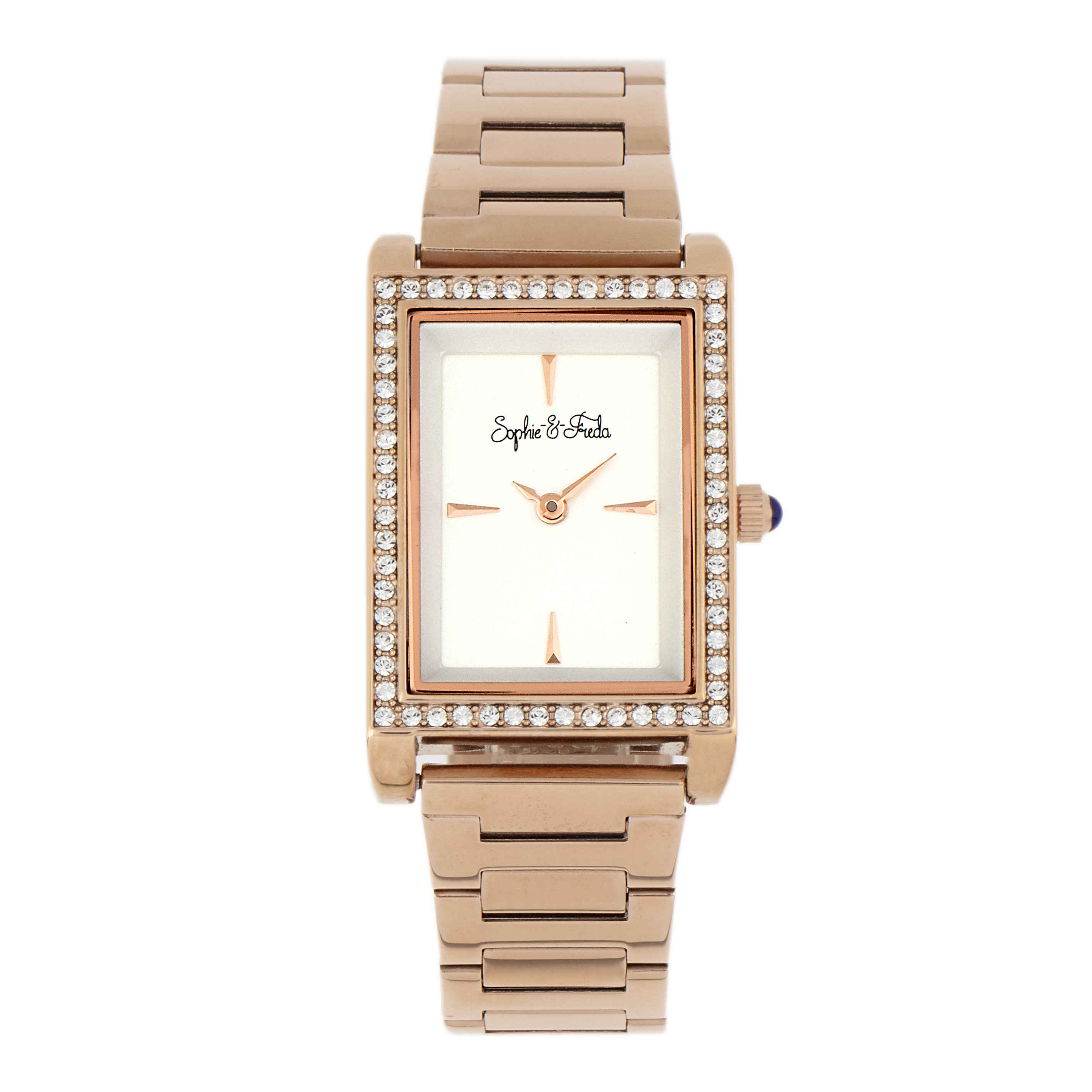 Sophie And Freda Wilmington Quartz Crystal Silver Dial Ladies Watch SF5603