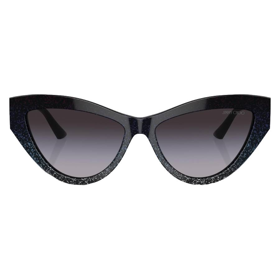 Jimmy Choo Woman Sunglass JC5004 -  Frame color: Black Gradient Glitter, Lens color: Grey Gradient