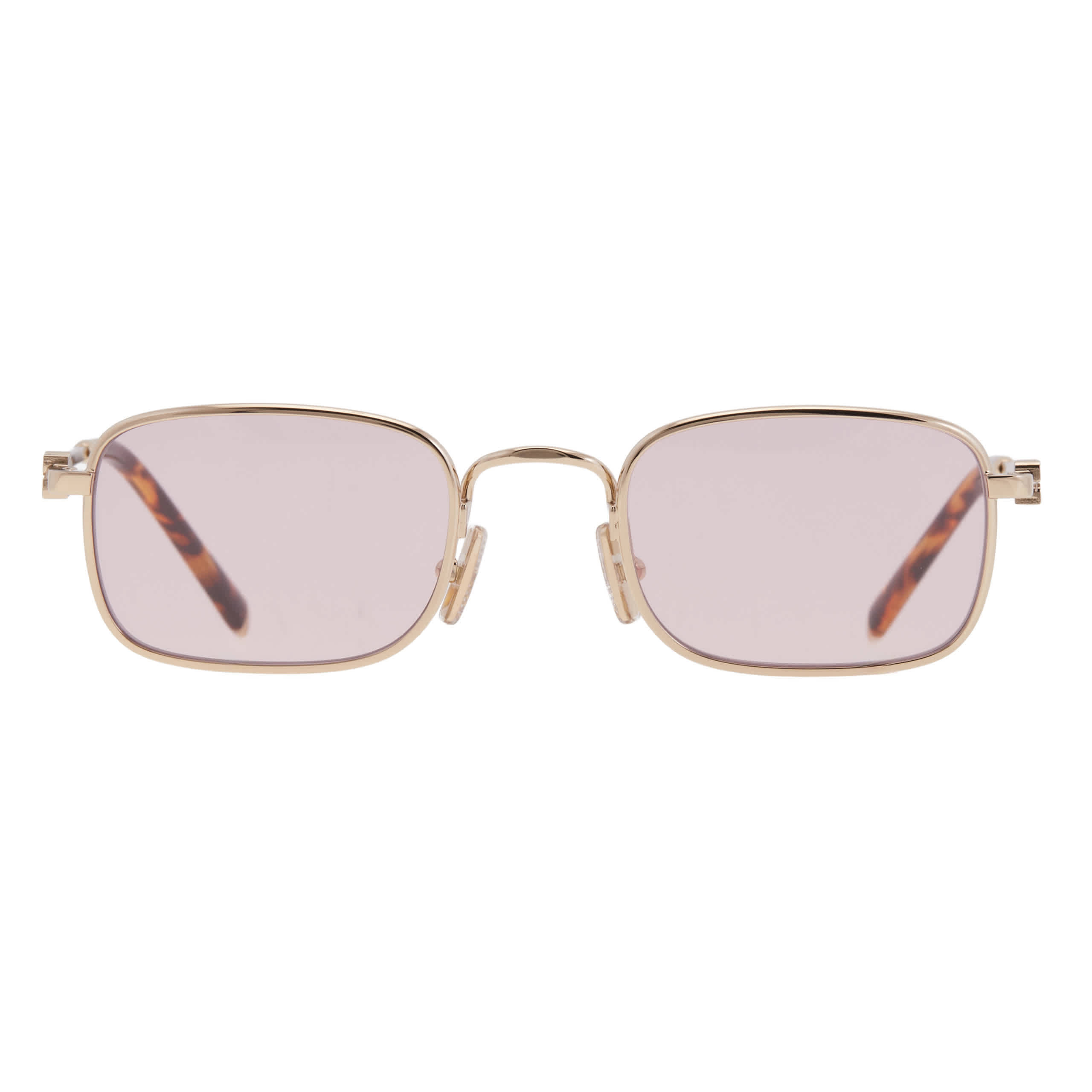 Miu Miu Woman Sunglass MU A53S - Frame color: Pale Gold, Lens color: Pink
