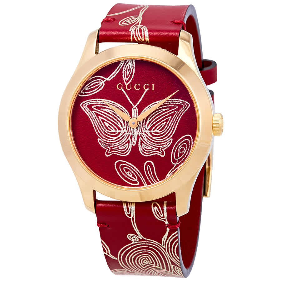 gucci butterfly watch