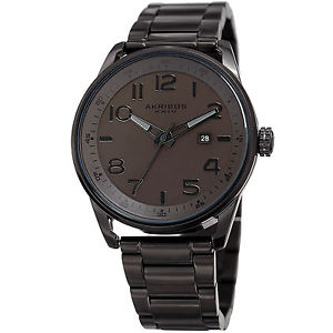 Akribos XXIV Black Dial Mens Watch AK956BR 60$