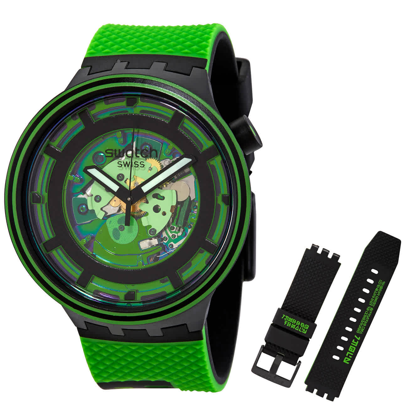 Swatch Big Bold Planets Quartz Mens Watch SB01B125