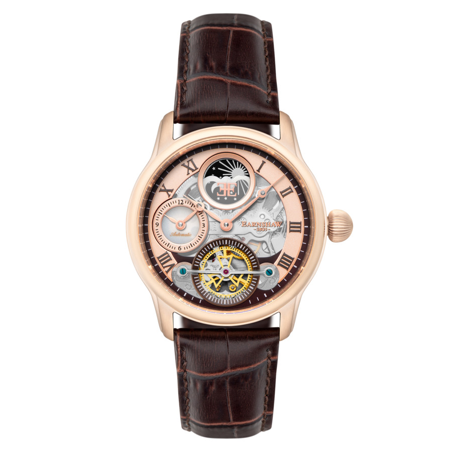 Thomas Earnshaw Longitude Rose Gold-tone Dial Mens Watch ES-8063-02 149$