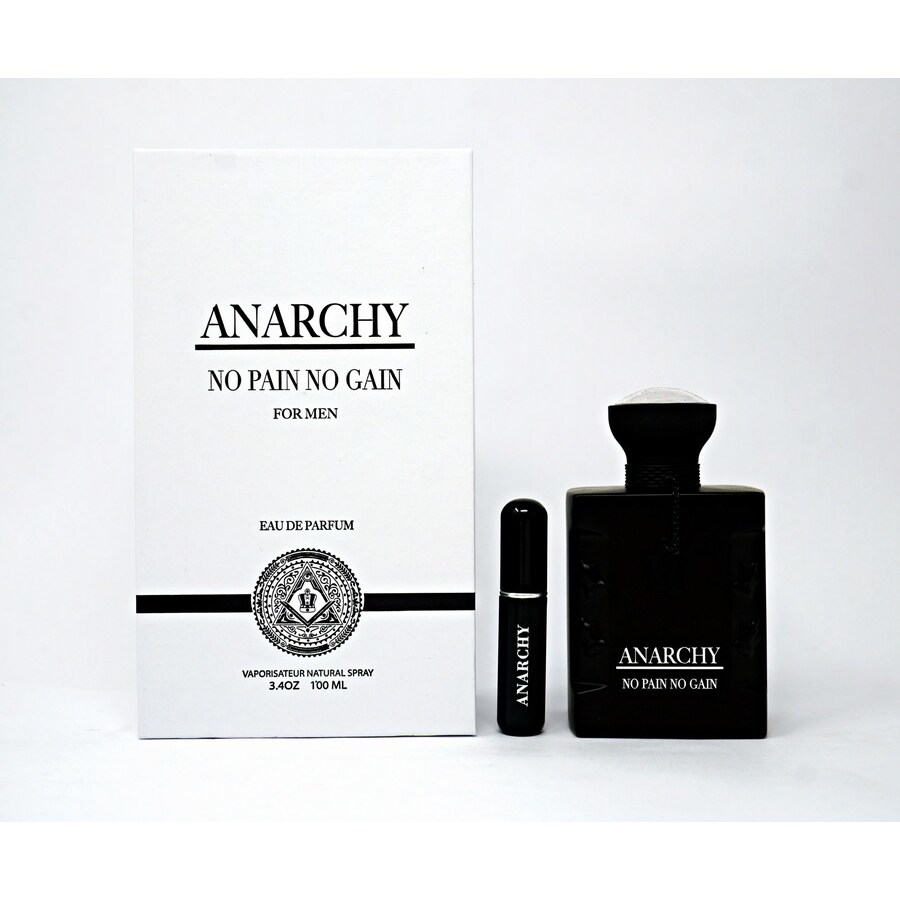 King Of Kings Mens Anarchy No Pain No Gain EDP Spray 3.4 oz Fragrances 634707814181