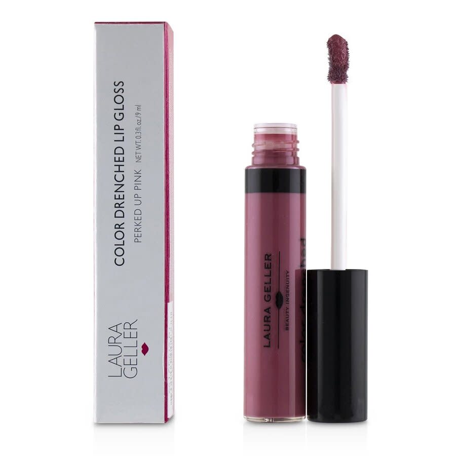 Laura Geller Ladies Color Drenched Lip Gloss 0.3 oz Perked Up Pink Makeup 849154002337