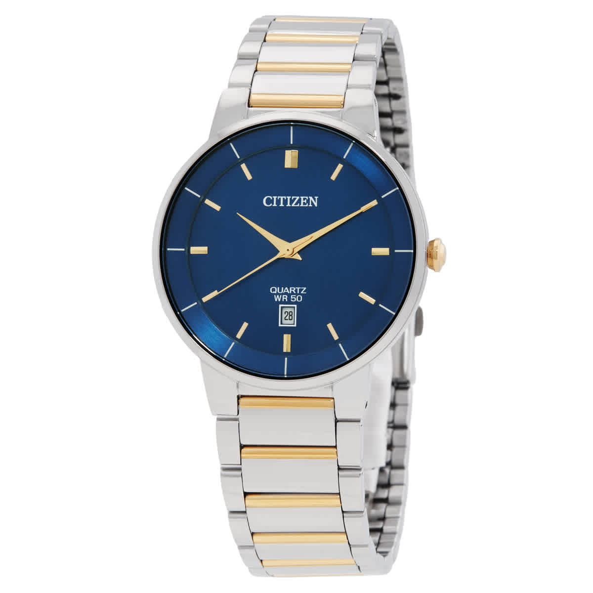 Citizen Quartz Blue Dial Mens Watch BI5124-50L 89$