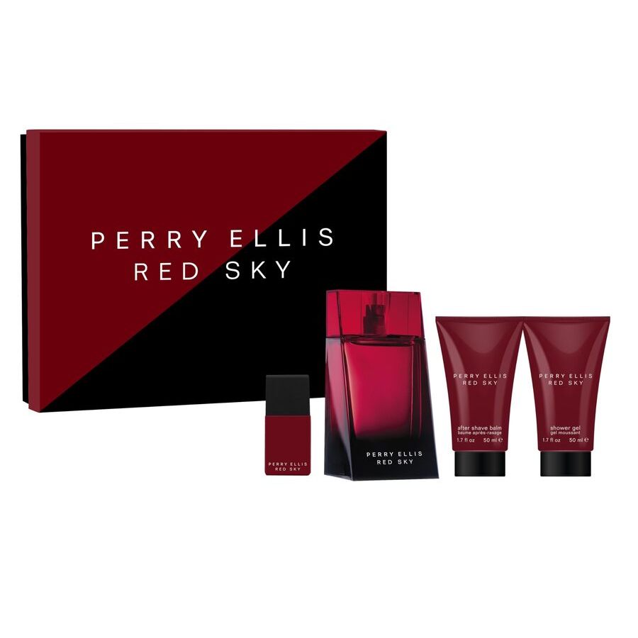 Perry Ellis Mens Red Sky Gift Set Fragrances 844061015906 30$