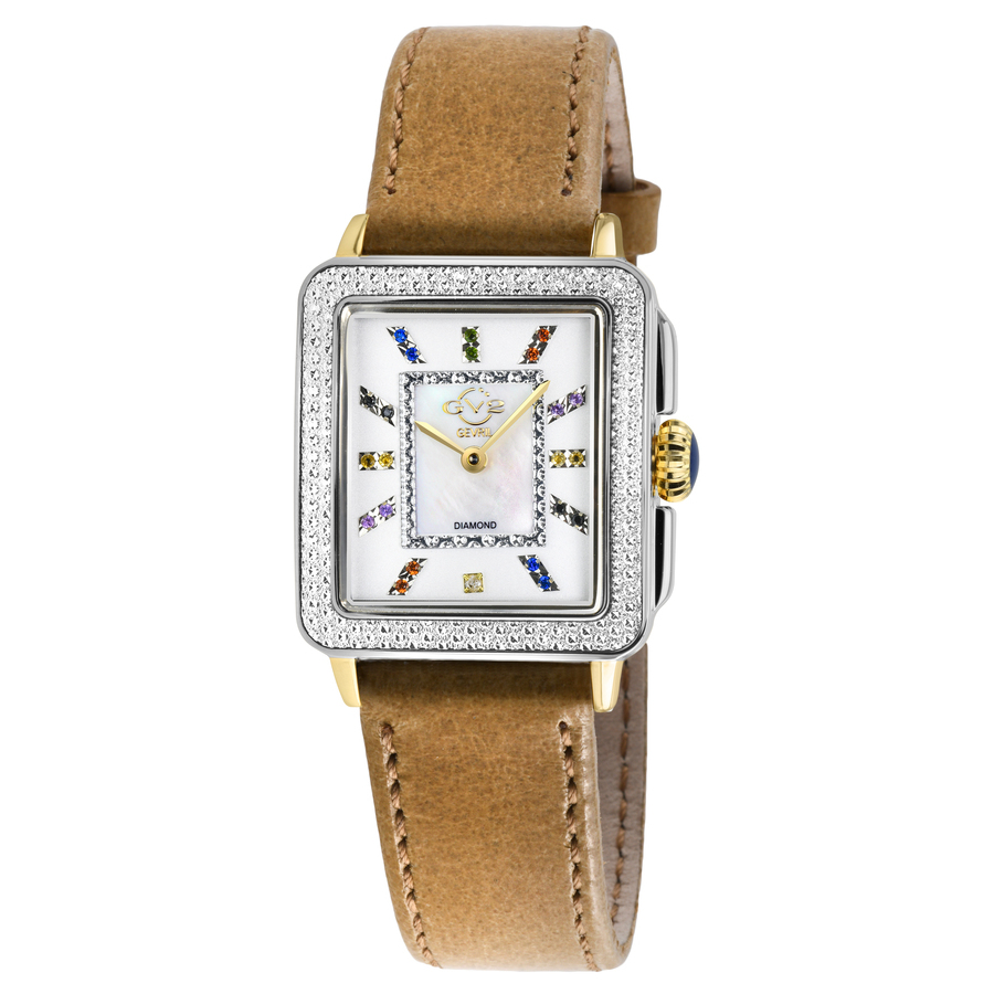 GV2 by Gevril Padova Gemstone Diamond Mother of Pearl Dial Ladies Watch 123341 560$