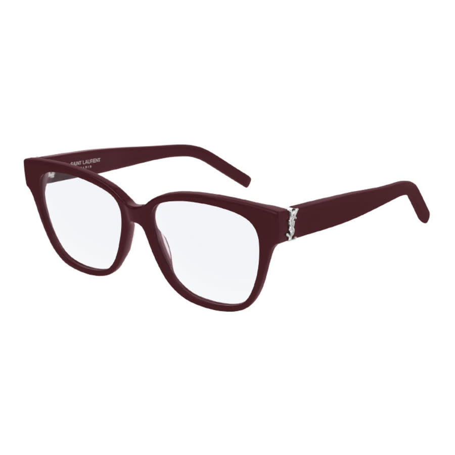 Saint Laurent Ladies Black Square Eyeglass Frames SLM33 006
