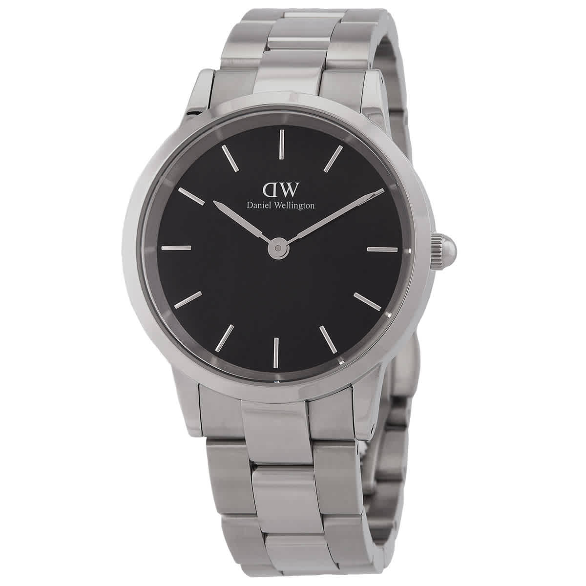 Daniel Wellington Iconic Link Quartz Black Dial Unisex Watch DW00100204 79$