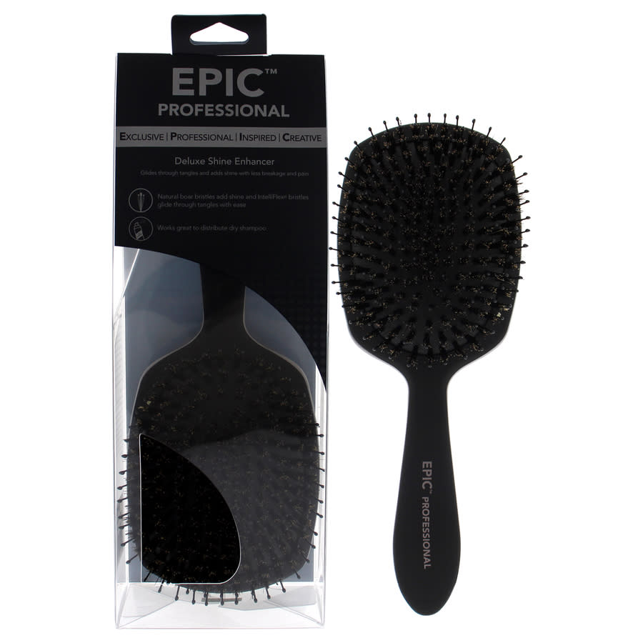Pro Epic Deluxe Shine Enhacer Brush - Black by Wet Brush for Unisex - 1 Pc Hair Brush 18$