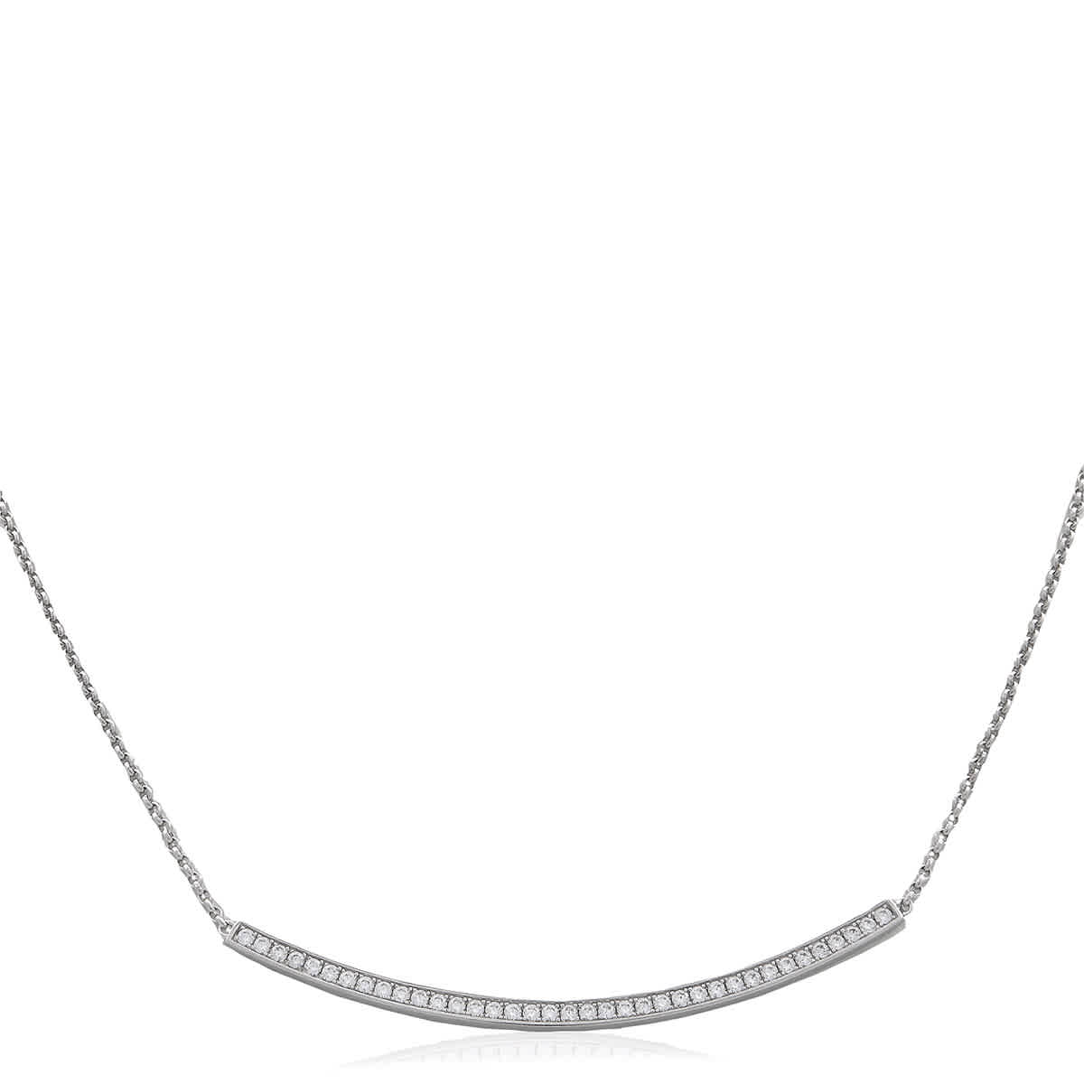 APM Monaco Adjustable Dainty Pave Necklace