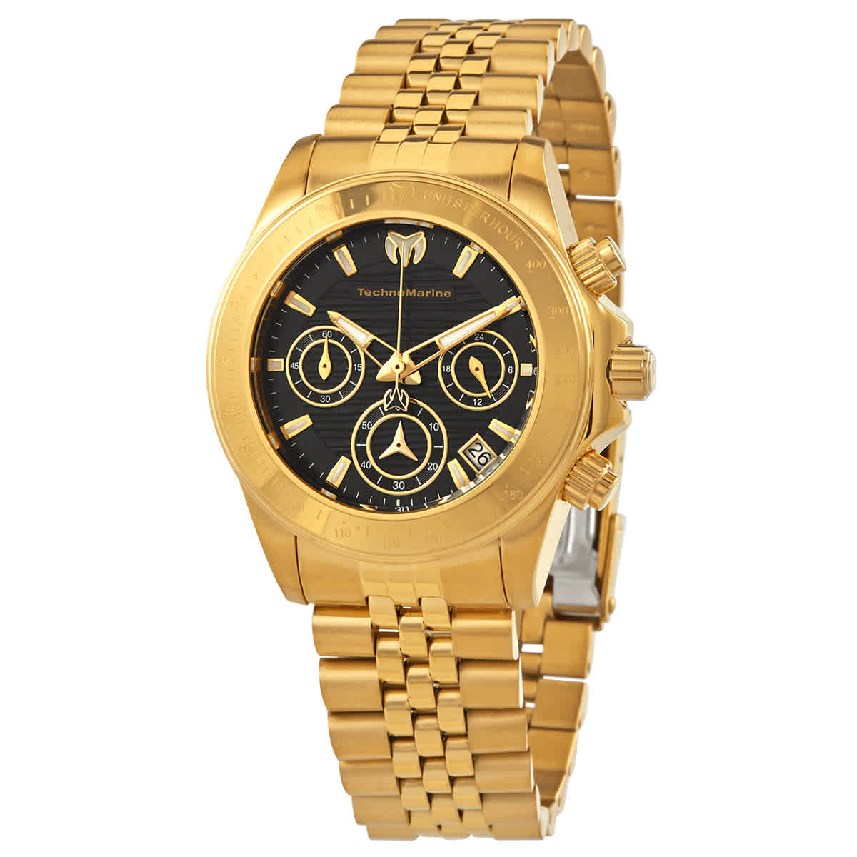 Technomarine Manta Ray Chronograph Quartz Black Dial Ladies Watch TM-219030 80$
