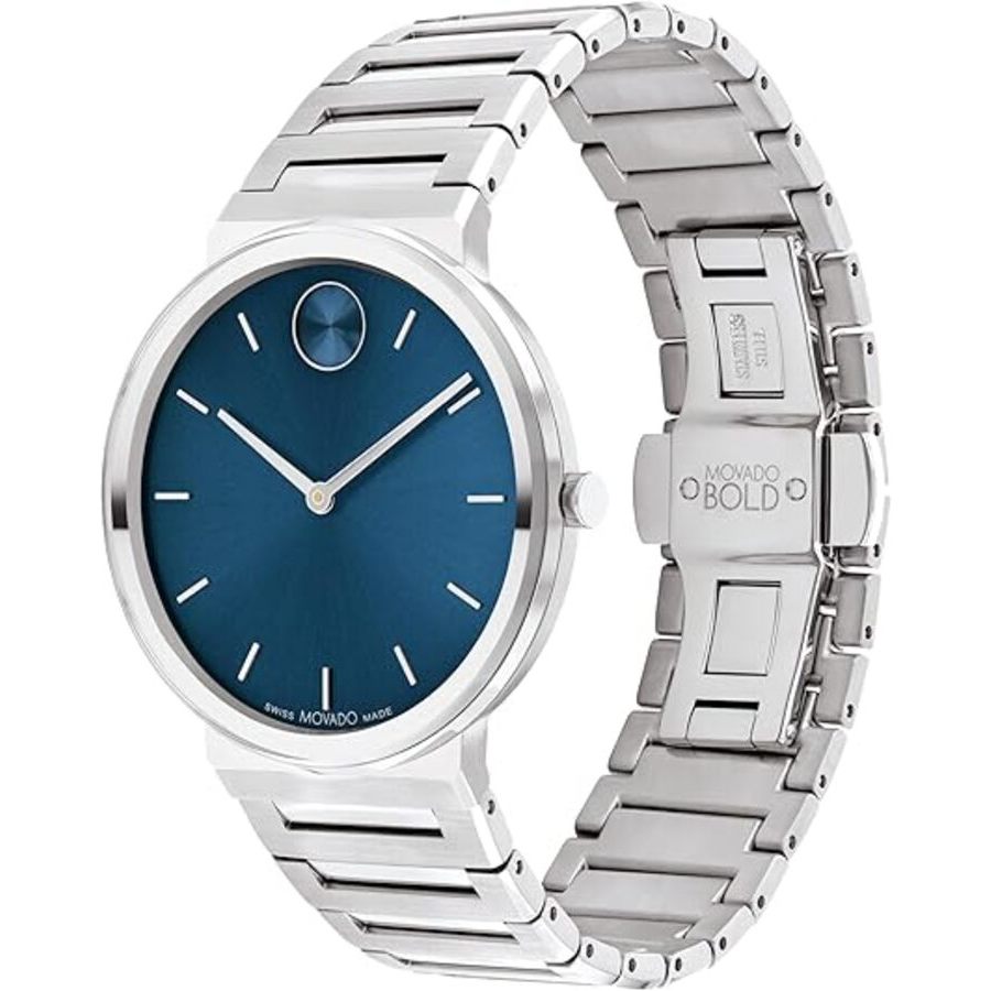 Movado Bold Quartz Blue Dial Mens Watch 3601201 525$